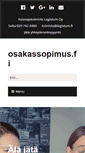 Mobile Screenshot of osakassopimus.fi